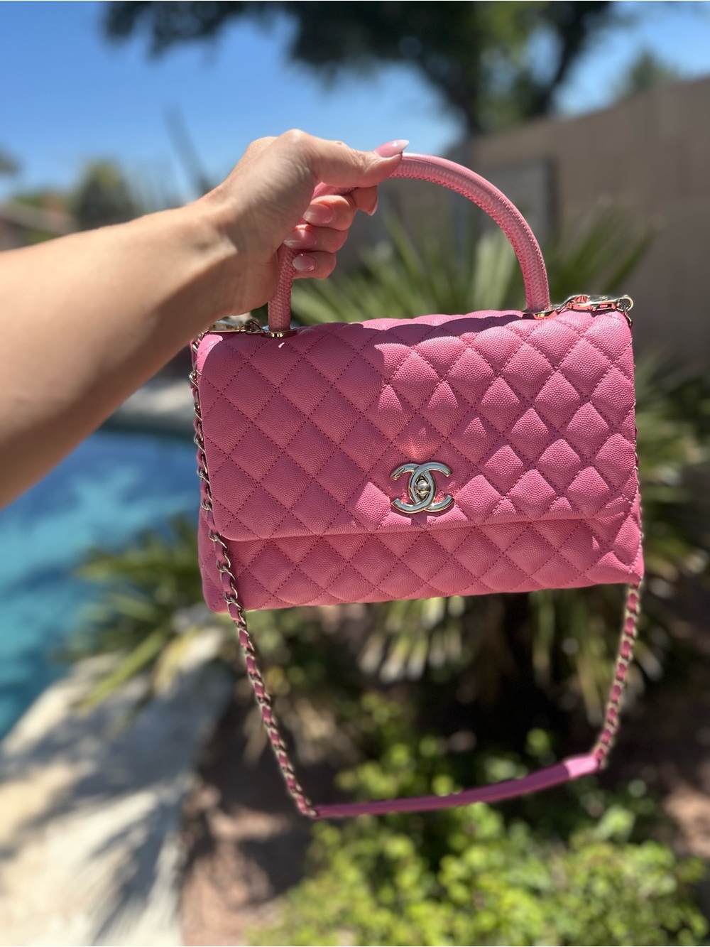 🩷🔥🔥🩷COCO HANDLE STUNNING PINK CHANEL 22P🩷🔥🔥🩷 - Picture 7 of 16